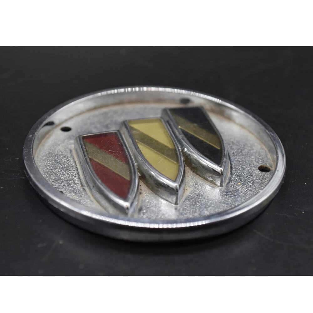 VINTAGE 2/1997 Buick Tri-Shield Emblem Plastic Chrome
